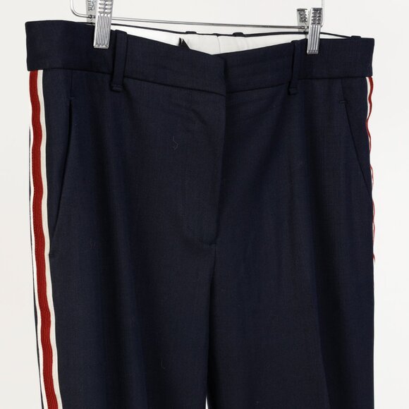 Calvin Klein 205W39NYC Navy Side-Stripe Trousers - Picture 3 of 12